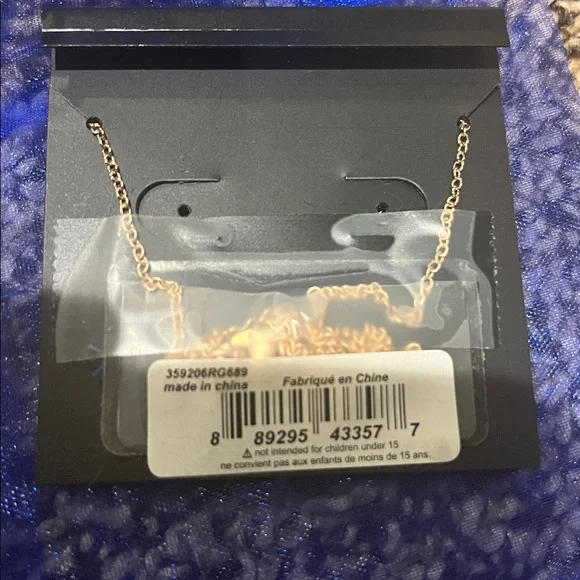 Coach Open Circle Stone Necklace (Style No. F54514) BNWT - Picture 3 of 4